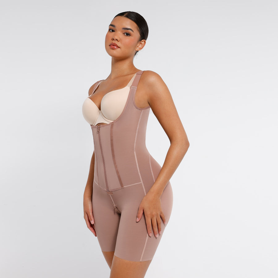 Rebecca 2.0 - Postoperatieve Shapewear met U-Vormige Borstondersteuning